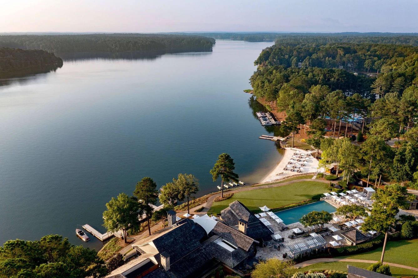 Aerial view of The Ritz-Carlton Reynolds, Lake Oconee